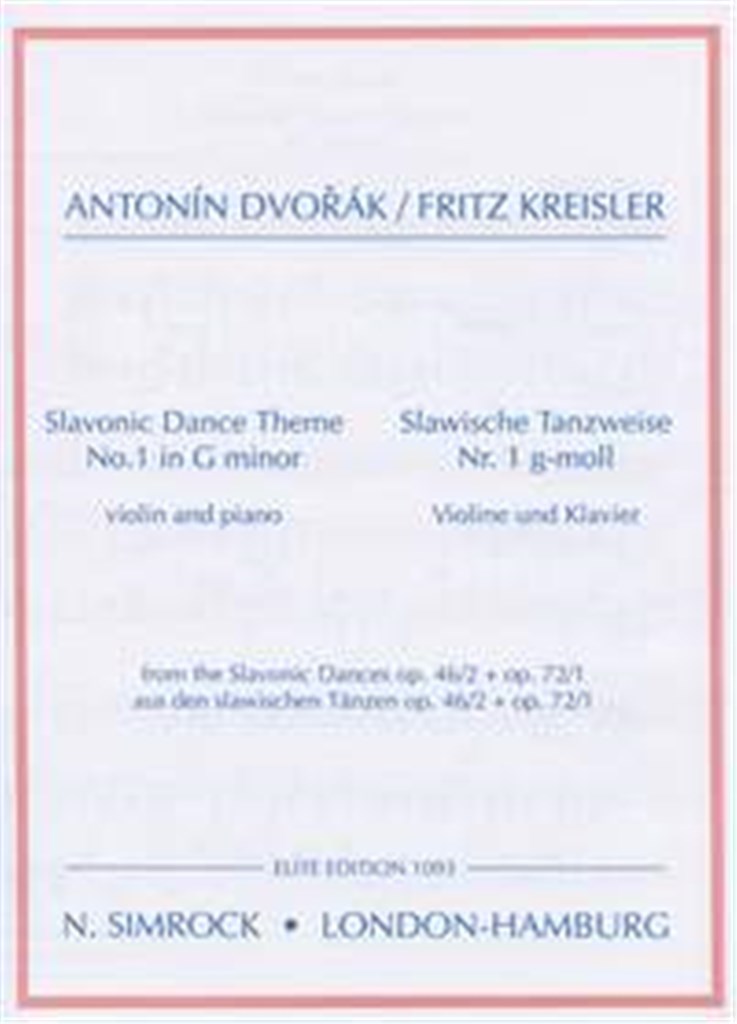 Danza Slava N. 1 Sol M. (Kreisler)